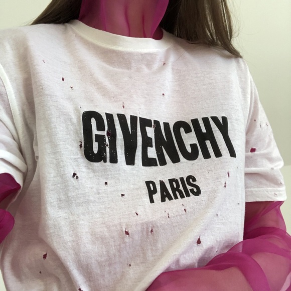 givenchy destroyed tee